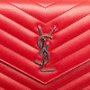 Saint Laurent Grain De Poudre Cassandre Chain Wallet Secondhand