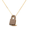 Hermès Gold Plated Swift O Kelly Pendant Necklace Secondhand