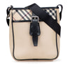 Burberry Nova Check Trimmed Canvas Crossbody Secondhand