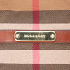 Burberry Medium House Check Canvas Bridle Orchard Handbag Secondhand