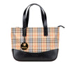 Burberry Haymarket Check Canvas Handbag Secondhand