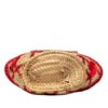 LOEWE Small Raffia Animal Embroidered Anagram Basket Tote Secondhand