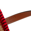 LOEWE Small Raffia Animal Embroidered Basket Tote Secondhand
