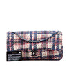 Chanel CC Nylon Tweed Print Single Flap Secondhand