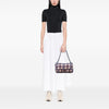 Chanel CC Nylon Tweed Print Single Flap Secondhand