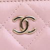 Chanel Mini CC Glazed Calfskin Double Zip Top Handle Vanity Case Secondhand