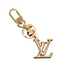 Secondhand Louis Vuitton Gold Plated LV Facettes Bag Charm and Key Holder