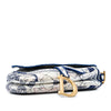 Dior Canvas Embroidered Around the World Saddle Bag Secondhand