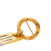 Chanel CC Gold Plated Rue Cambon Tag Brooch Secondhand