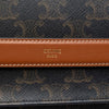 Celine Triomphe Coated Canvas Wristlet Flap Pouch Secondhand