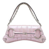 Gucci Small Iridescent Calfskin Horsebit Chain Satchel Secondhand