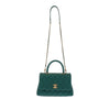 Chanel Mini Quilted Caviar Coco Top Handle Bag Secondhand