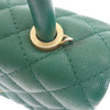 Chanel Mini Quilted Caviar Coco Top Handle Bag Secondhand