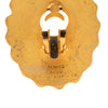 Hermès Gold Plated Sun Clip On Earrings Secondhand