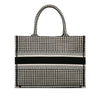Dior Medium Houndstooth Book Tote Secondhand
