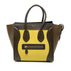 Celine Micro Tricolor Leather Luggage Tote Secondhand