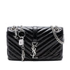 Secondhand Saint Laurent Medium Crinkled Calfskin Punk Chain Bag