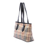 Burberry Haymarket Check Coated Canvas Tote Secondhand