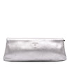 Prada Metallic Saffiano Frame Clutch Secondhand