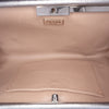 Prada Metallic Saffiano Frame Clutch Secondhand