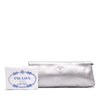 Prada Metallic Saffiano Frame Clutch Secondhand