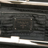Prada Studded Leather Clasp Clutch Secondhand