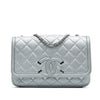 Secondhand Chanel Small Quilted Metallic Caviar CC Filigree Flap