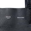 Celine Small Grained Calfskin Vertical Cabas Satchel Secondhand