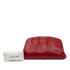 Celine Pleated Calfskin French Lock Clutch Secondhand