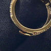 Louis Vuitton Gold Plated LV Iconic Ring XS Secondhand