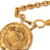 Chanel Gold Plated 31 Rue Cambon Medallion Pendant Necklace Secondhand