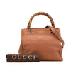 Gucci Small Calfskin Bamboo Shopper Satchel Secondhand