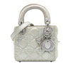 Dior Micro Metallic Calfskin Cannage Lady Dior Secondhand
