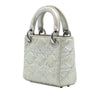 Dior Micro Metallic Calfskin Cannage Lady Dior Secondhand