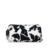 Secondhand Prada Small Canvas Canapa Cow Print Satchel