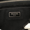 Secondhand Prada Small Canvas Canapa Cow Print Satchel