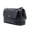 Chanel Quilted Caviar CC Plate Flap Pocket Shoulder Bag Secondhand