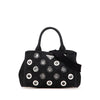 Prada Small Canvas Canapa Grommet Satchel Secondhand