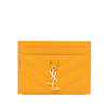 Saint Laurent Chevron Grain de Poudre Cassandre Card Holder Secondhand