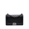 Chanel Old Medium Quilted Lambskin Boy Flap Secondhand
