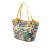 Burberry Small Haymarket Check Coated Canvas Floral Print Canterbury Tote Secondhand