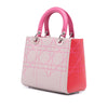 Secondhand Dior Medium Tricolor Lambskin Macrocannage Stitched Lady Dior