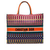 Dior Large Embroidered Canvas Book Tote Secondhand