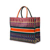 Dior Large Embroidered Canvas Book Tote Secondhand