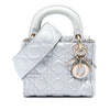 Dior Mini Metallic Calfskin Cannage Supple Lady Dior Secondhand
