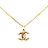 Chanel Gold Plated CC Pendant Necklace Secondhand