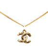Chanel Gold Plated CC Pendant Necklace Secondhand