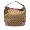 Gucci GG Canvas Heart Bit Shoulder Bag Secondhand