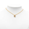 Chanel CC Gold Plated Pendant Necklace Secondhand