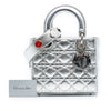 Secondhand Dior Small Metallic Lambskin Cannage My ABCDior Lady Dior
